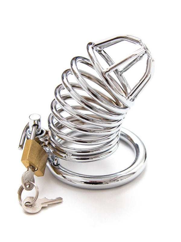 Ohmama Fetish Metal Chastity Lockable Cock Cage Size S