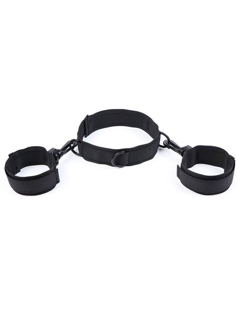 Ohmama - Fetish Nylon Handcuffs and Collar