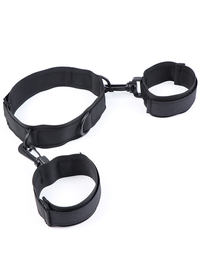 Ohmama - Fetish Nylon Handcuffs and Collar