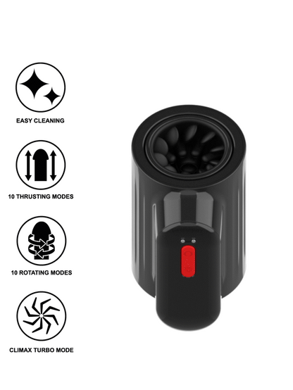 JamyJob - Vortex Thrusting and 360° Rotate Tech Turbo Mode Masturbator