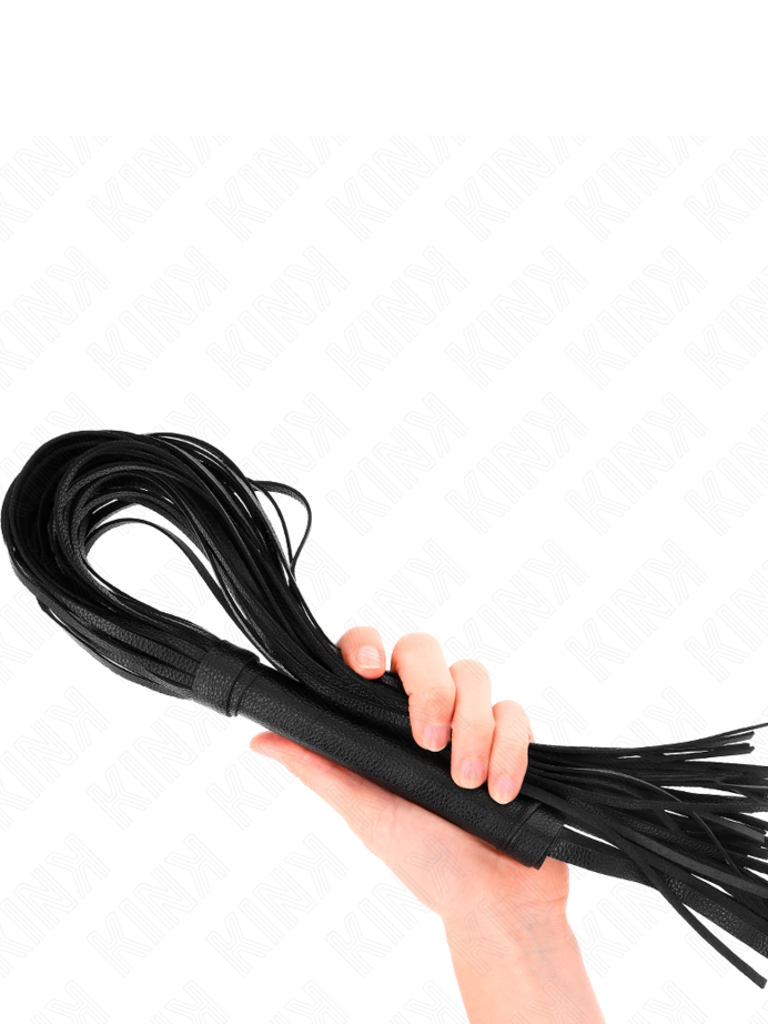 KINK - Látigo de PVC blando negro 70 cm