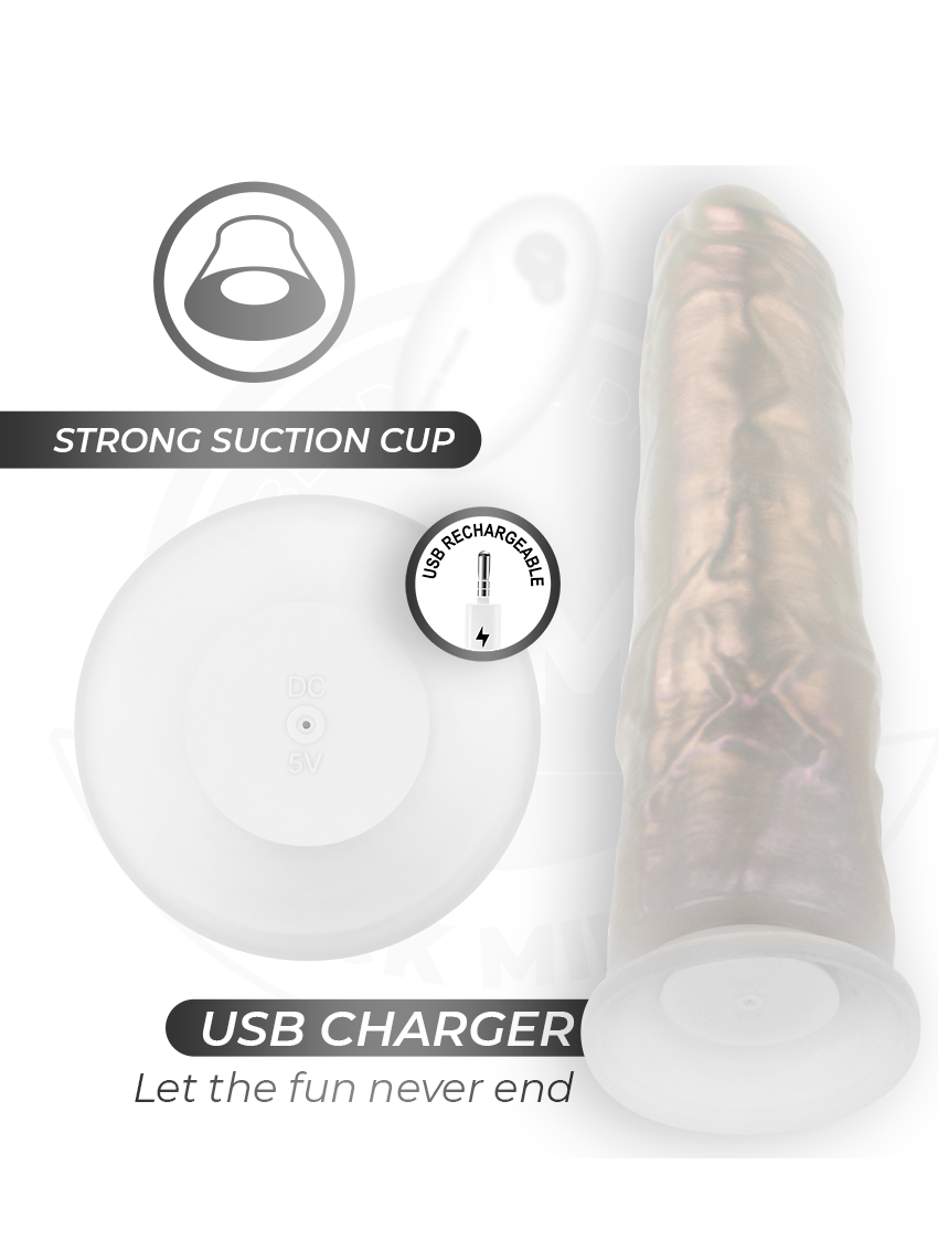 Cock Miller – Hyperrealistischer Silikon-Dildo – Vibration – Fernbedienung – 20,5 cm