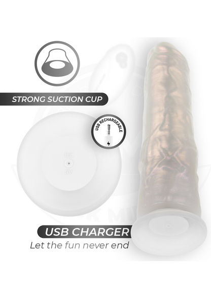 Cock Miller – Hyperrealistischer Silikon-Dildo – Vibration – Fernbedienung – 20,5 cm