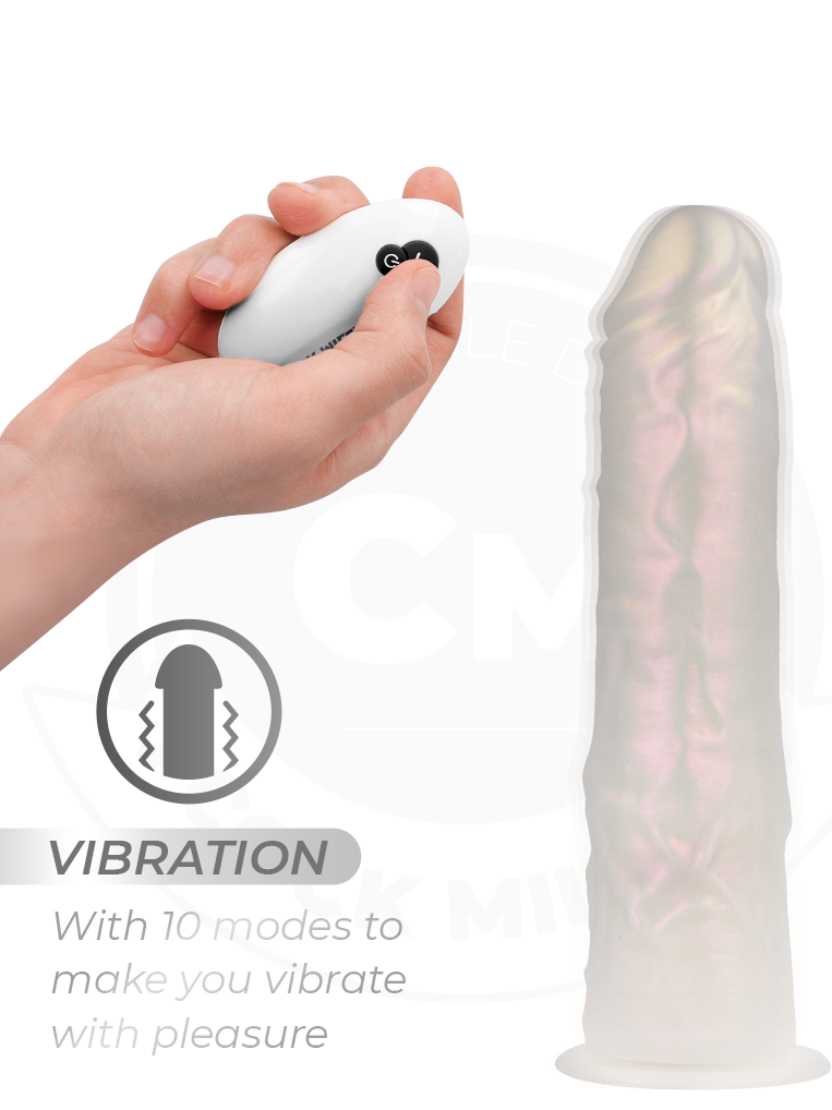 Cock Miller – Hyperrealistischer Silikon-Dildo – Vibration – Fernbedienung – 20,5 cm