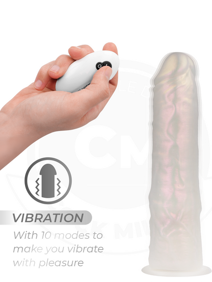 Cock Miller – Hyperrealistischer Silikon-Dildo – Vibration – Fernbedienung – 20,5 cm