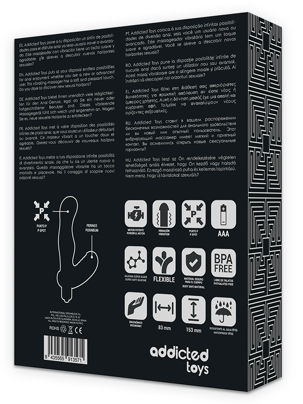 Addicted Toys - P-Spot Vibe Silicone Prostate Anal Stimulator