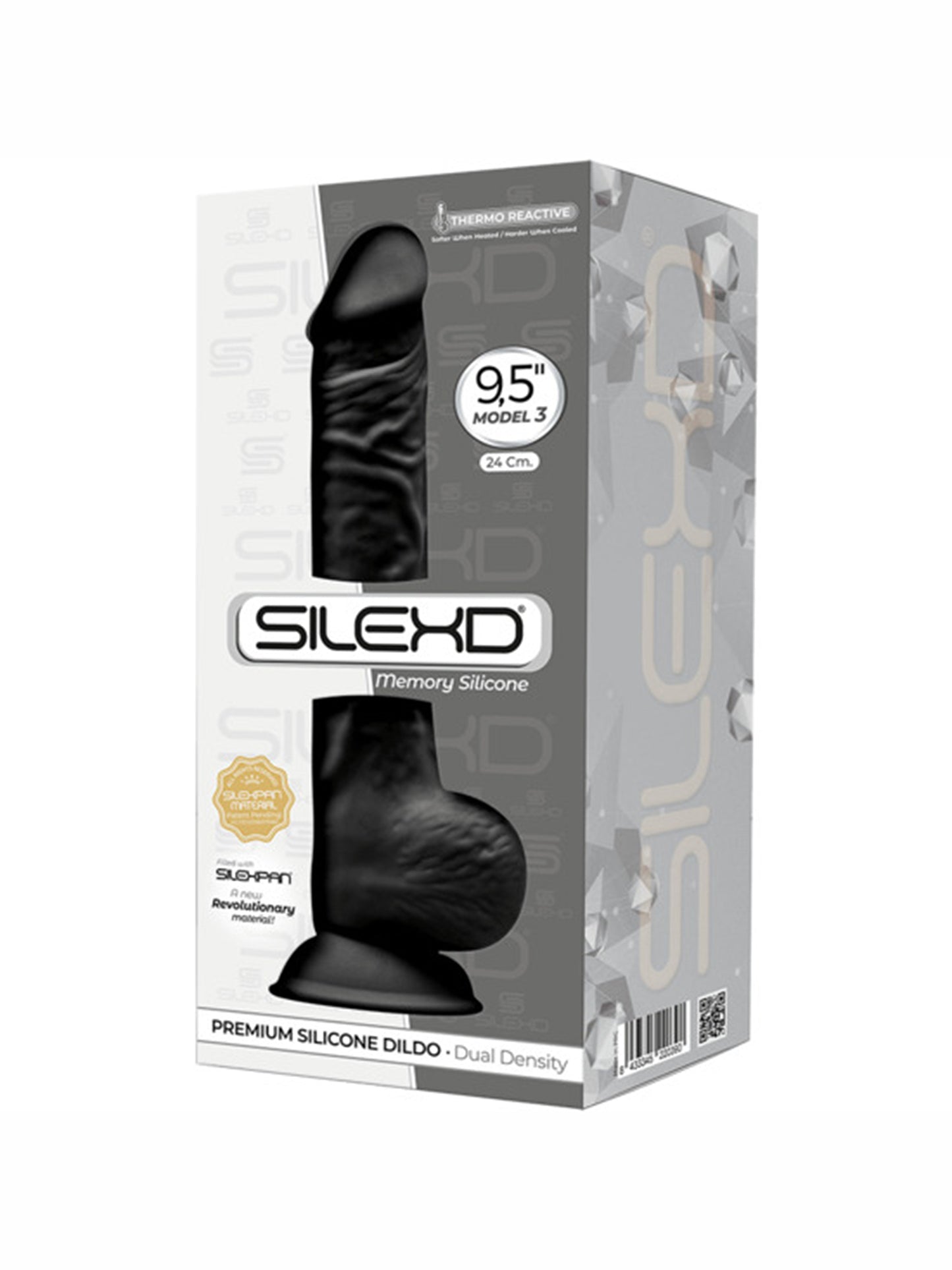 SILEXD - Dildo Double Density Realistic Dildo - Model 3 - 24 cm