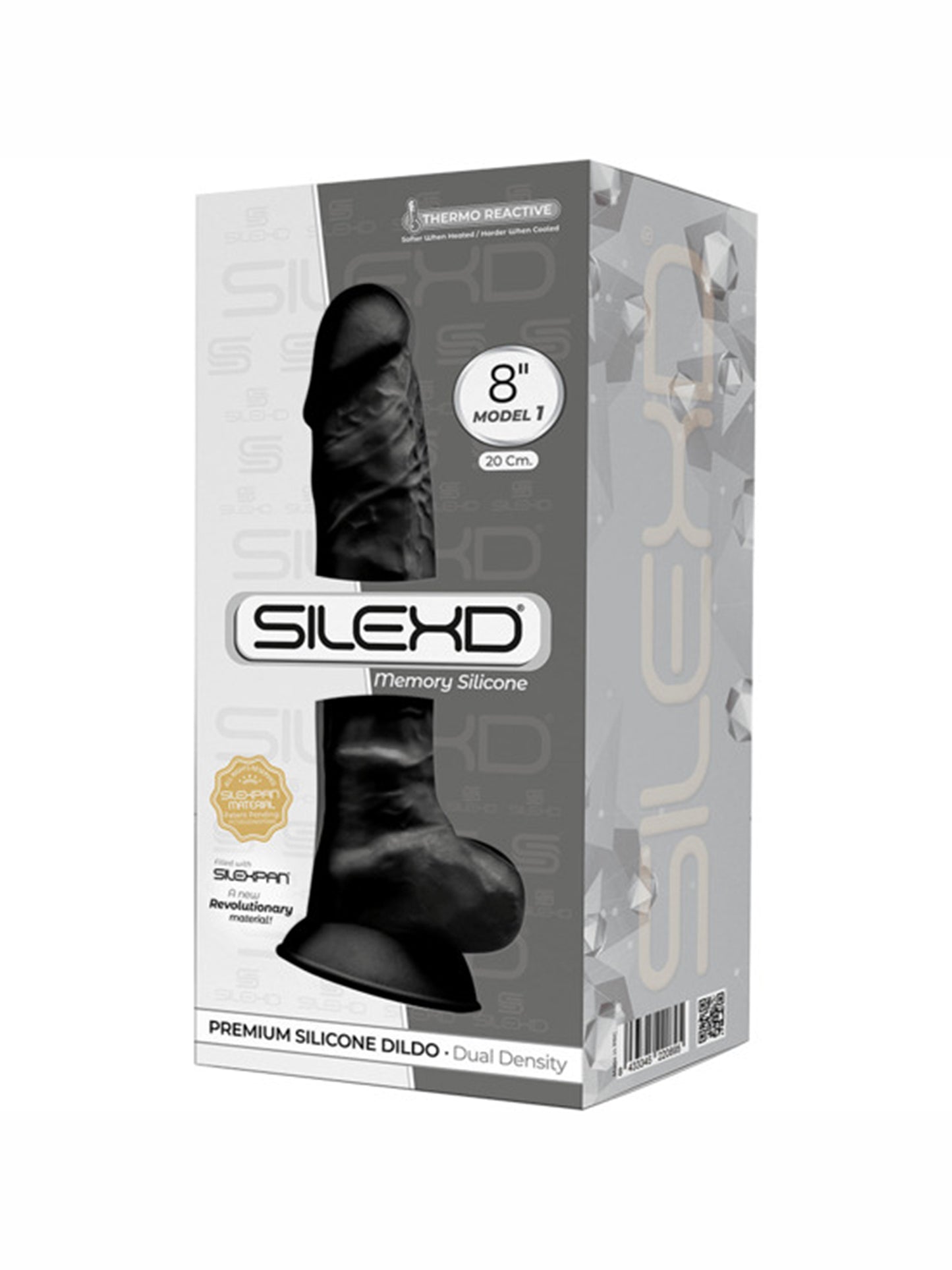 SILEXD - Dildo Double Density Realistic Dildo - Model 1 - 20 cm