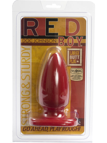 Doc Johnson - Red Boy - Butt Plug - L