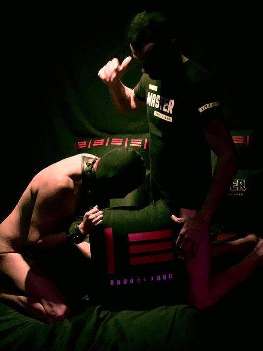 Rabo de Toro – MASTER SLAVE Flag – Funda de Cojín BDSM