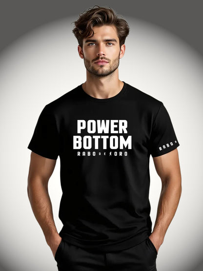 Rabo De Toro - Camiseta Power Bottom Negra