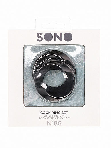 Sono - Cockring Set super Stretchy No.86
