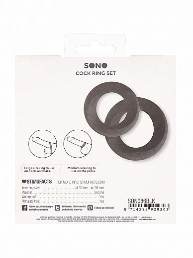 Sono - Cockring Set super Stretchy No.86