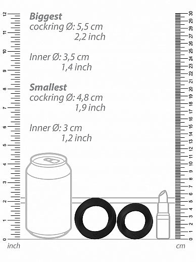 Sono - Cockring Set super Stretchy No.86