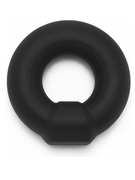 Hidden Desire - Stud Soft Silicone C-Ring Black