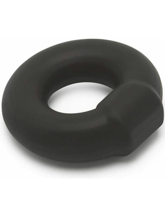 Hidden Desire - Stud Soft Silicone C-Ring Black