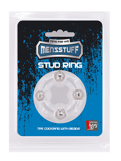 MenzStuff - Stud Cock Ring Clear