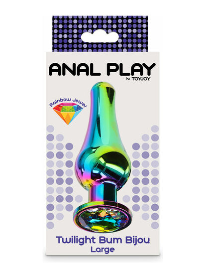ToyJoy - Twilight Bum Bijou Plug Large - Rainbow
