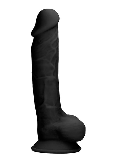 RealRock - Dual Density Premium Silicone Realistic Dildo with Balls 7" / 18 cm