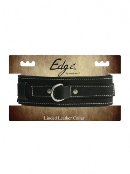 Lined Leather Collar
