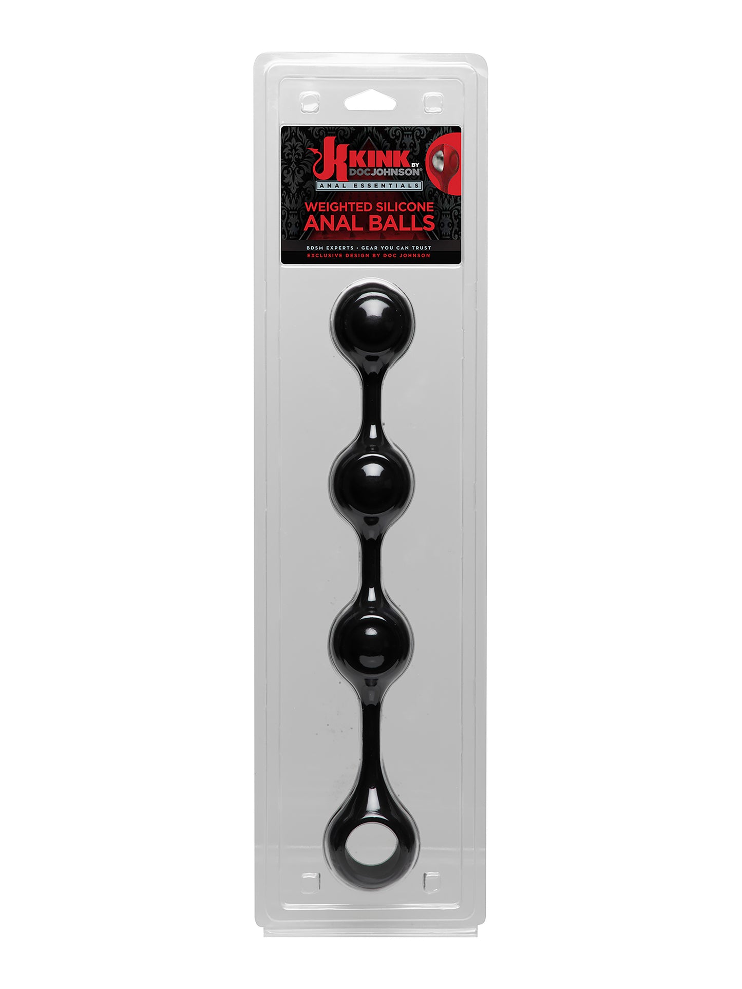 Kink by Doc Johnson Weighted Silicone Anal Balls