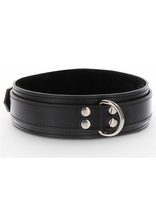 Heavy D-Ring Collar - Black