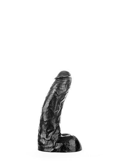 All Black - Realistic Curved Dildo Ray 25,5 cm