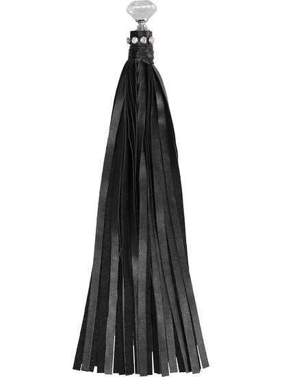 Diamond Studded Whip - Black