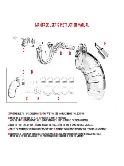 ManCage - Chastity Cage Model 02 - 3.5" / 9 cm
