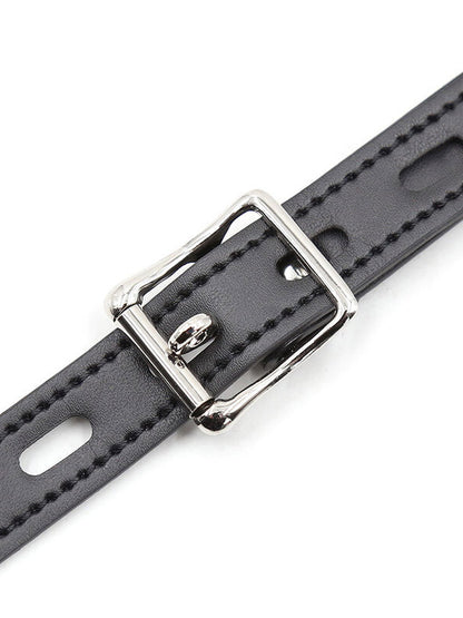 Ohmama Fetish Metal Hook Gag with Pu Strap