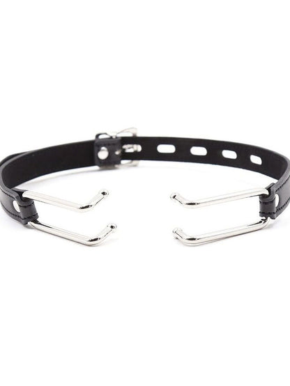 Ohmama Fetish Metal Hook Gag with Pu Strap