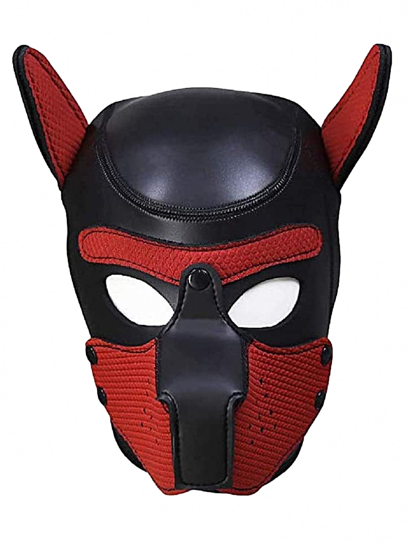 Ouch!  Neoprene Puppy Mask Red
