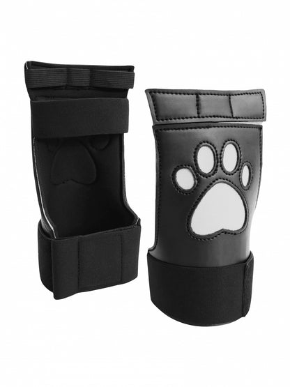 Ouch! Neoprene Puppy Paw Gloves Black
