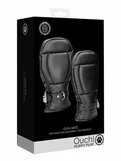 Ouch! -  Neoprene Dog Gloves Black