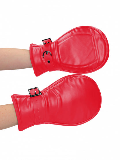 Ouch! Neoprene Dog Gloves Red