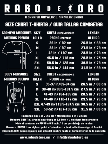 Rabo De Toro - Camiseta Power Bottom Negra