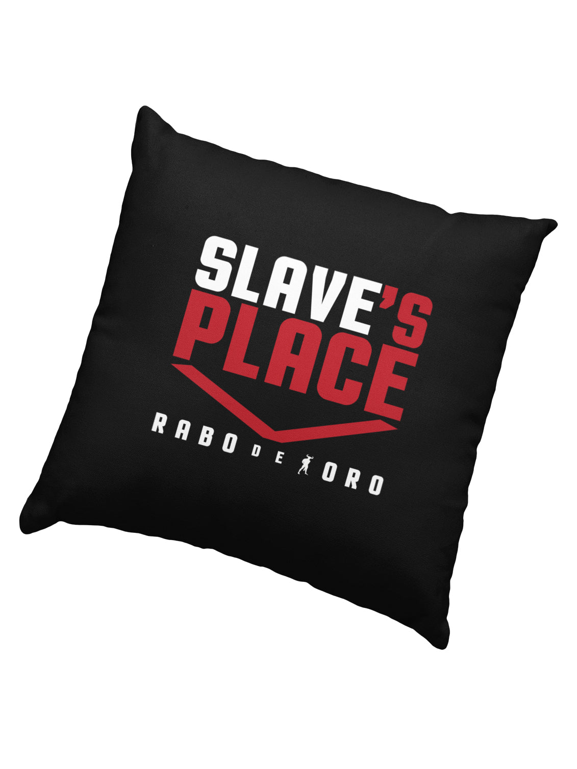 SLAVE'S PLACE Gay Men's BDSM Fetish Black Cojín Funda