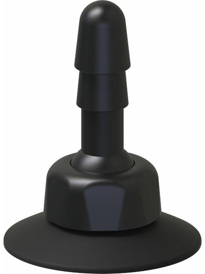 Vac-U-Lock Deluxe 360º Swivel Suction Cup Plug Black