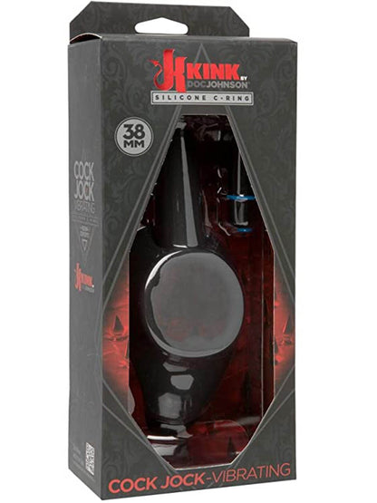 Kink Cock Jock Vibrating C-Ring Black