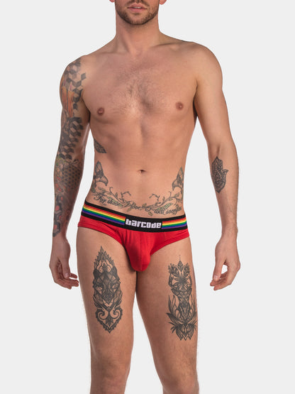 Barcode Berlin Brief Pride Red