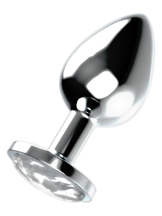 OHMAMA Anal Plug Metal - White S