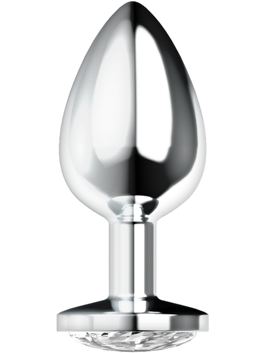OHMAMA Anal Plug Metal - White S
