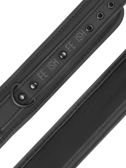 Fetish Submissive - PU Leather Hand Cuffs