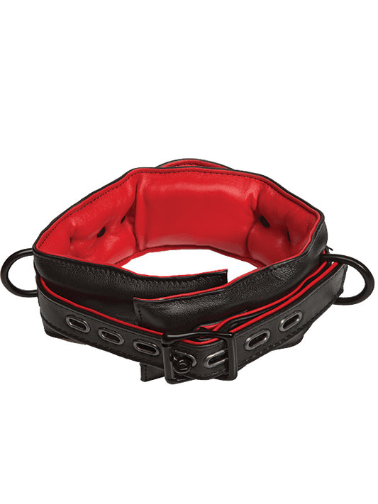 Kink Handlers Collar Black and Red