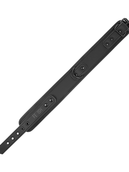 Fetish Submissive PU Leather Collar and Leash Set