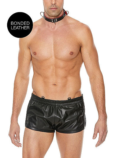 Deluxe Bondage Collar - One Size Red