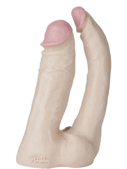 Doc Johnson - Vac-U-Lock Double Penetrator The Naturals Flesh - 6.25 inch / 15.9 cm