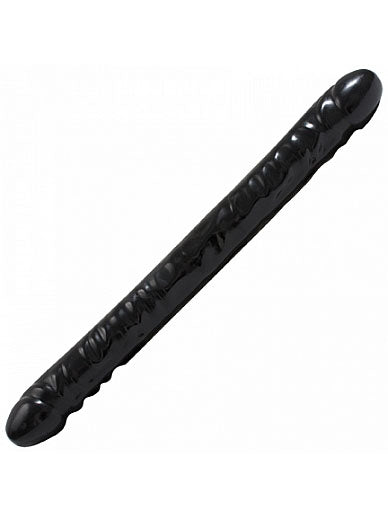 Doc Johnson - Veined Double Header Black 18" / 45 cm