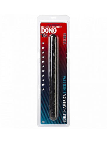 Doc Johnson - Veined Double Header Black 18" / 45 cm