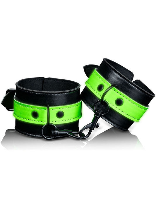 Handcuffs - Glow in the Dark - Neon Green/Black